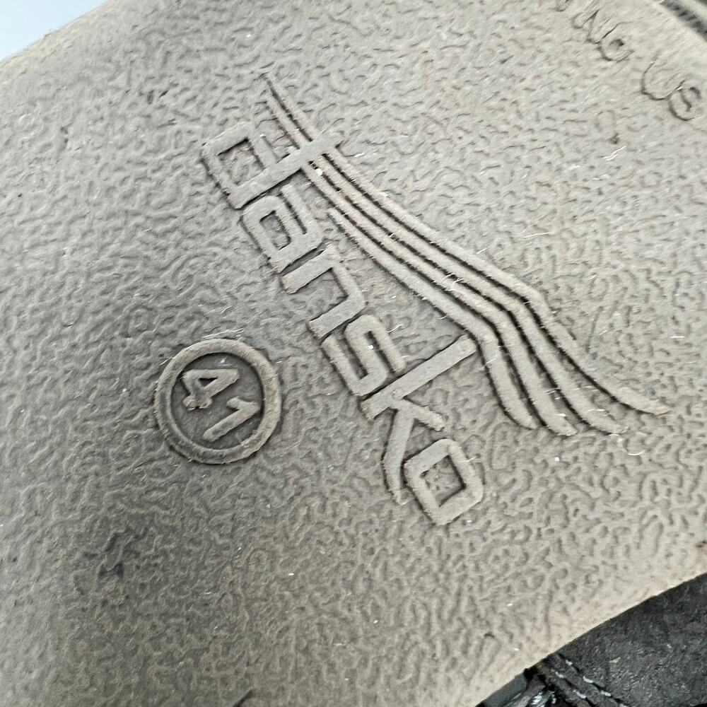Dansko Caley Wedge Bootie Womens EU 41 US 10.5-11 Gray Nubuck Leather Ruched - Picture 9 of 15